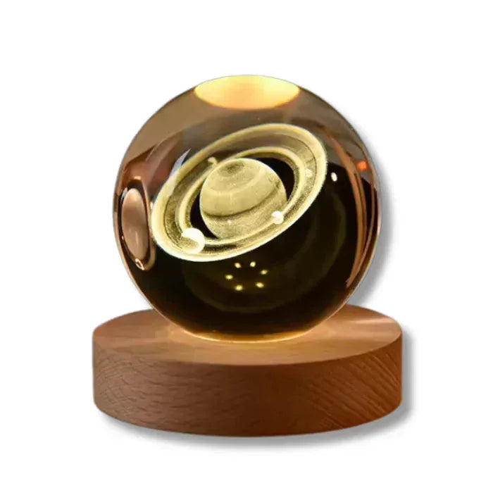 Luminária Decorativa de Mesa LED Globo 3D
