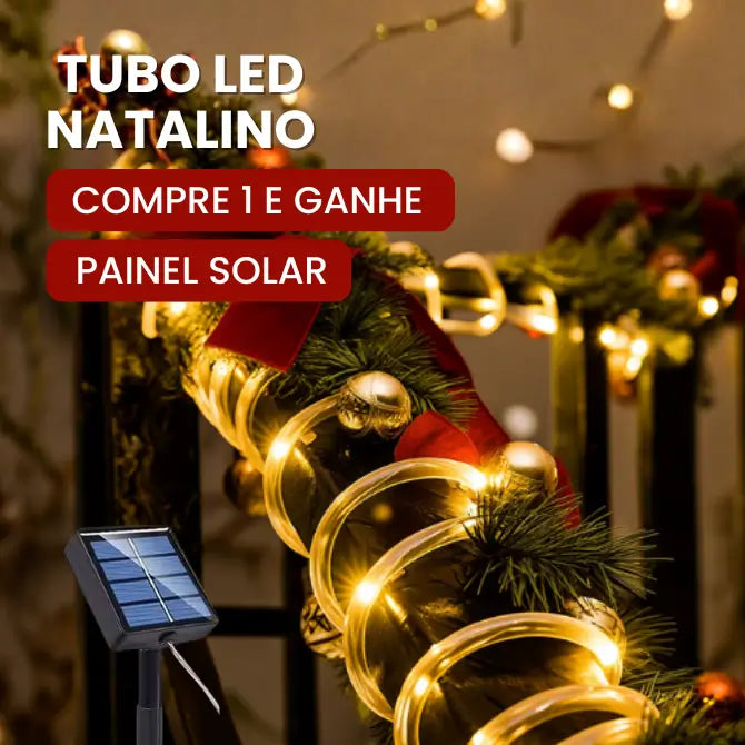 LumiSolar™ - Tubo Led Natalino [ÚLTIMAS UNIDADES + FRETE GRÁTIS]
