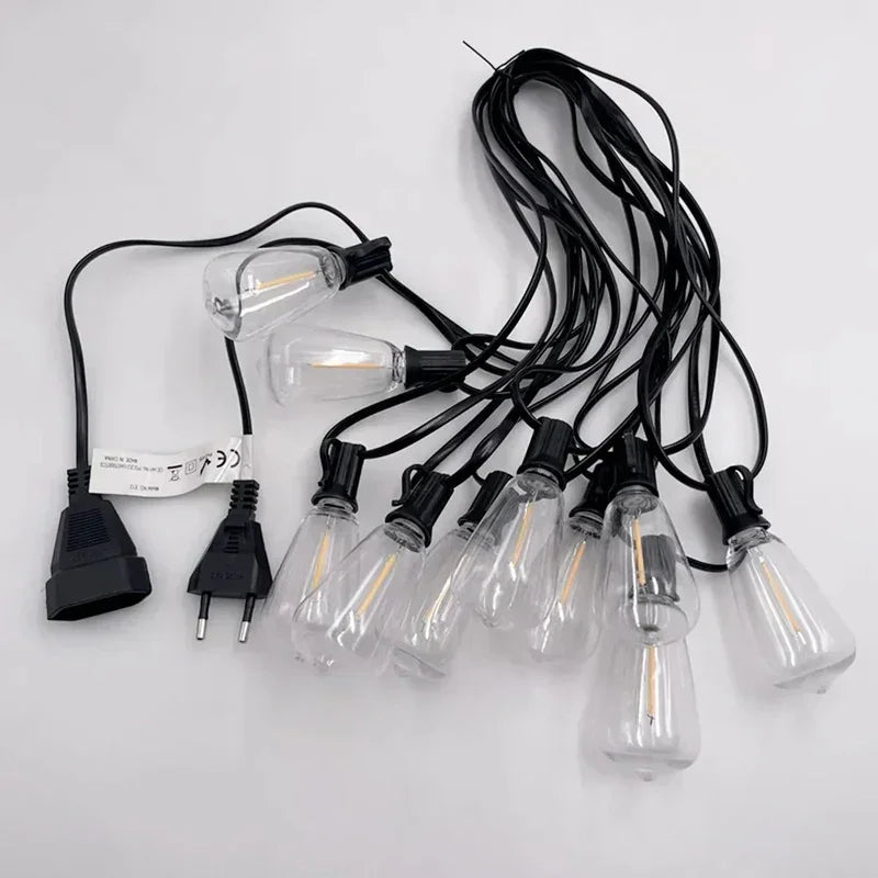 Varal de Luzes com Lâmpadas - Luminight